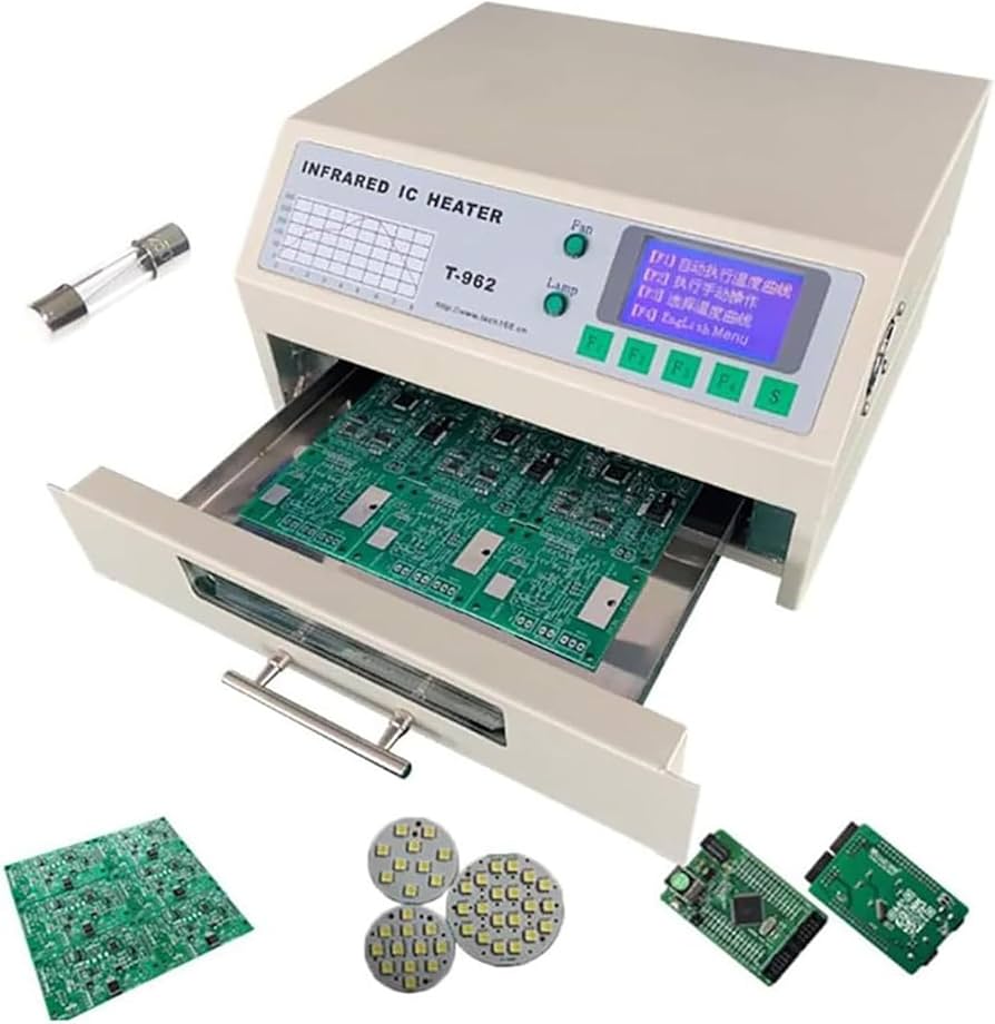 “用于 SMD 焊接的热风回流工具和回流炉。” “用于 SMD 焊接的热风回流工具和回流炉。”