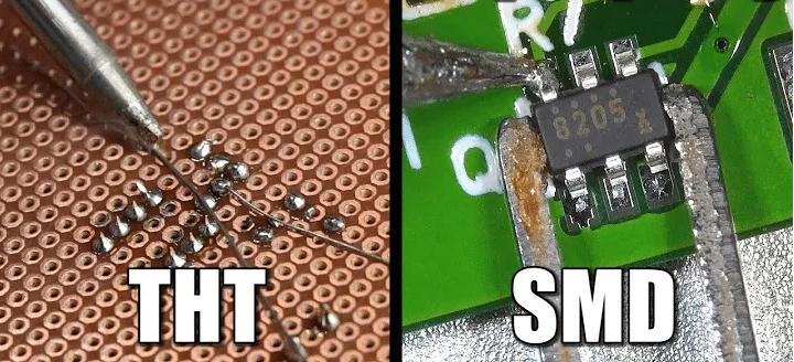 通孔与表面贴装焊点耐久性的特写 通孔与表面贴装焊点耐久性的特写