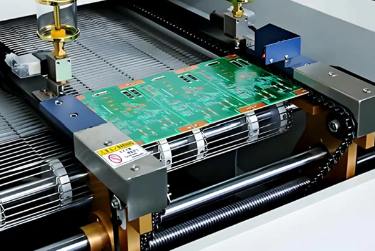 在 PCB 上拾取和放置机器放置元件以进行 SMT 组装