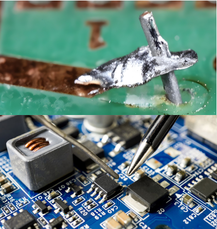 电气工程师的 PCB 焊点好坏比较。