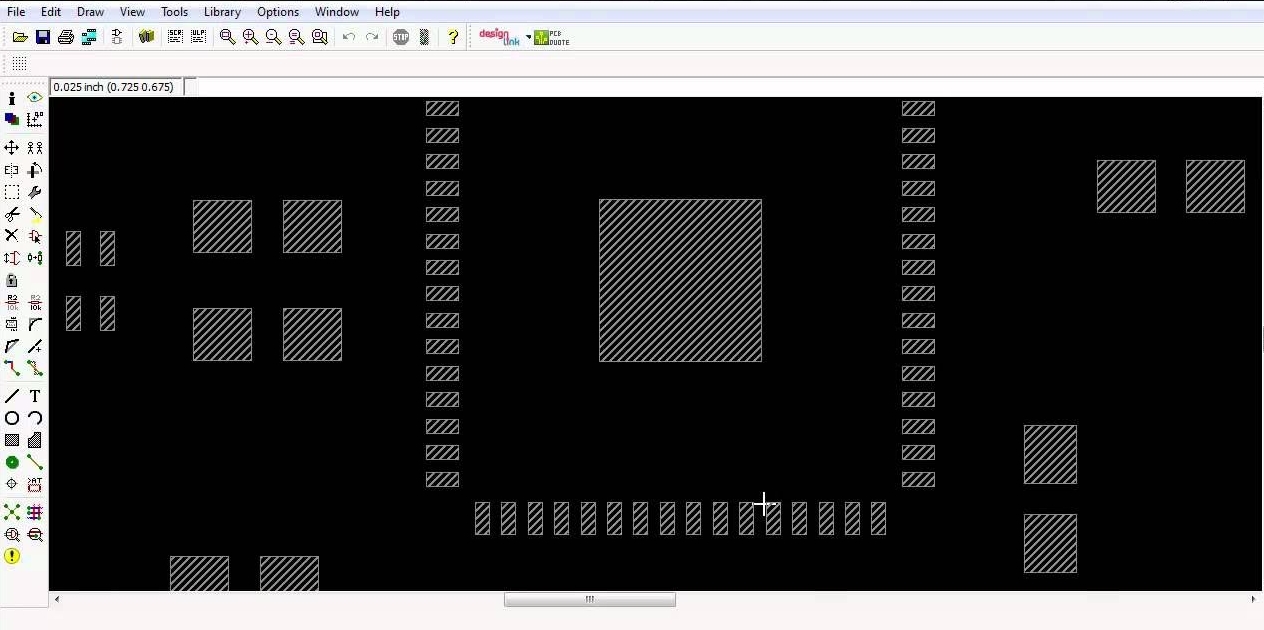 通过调整奶油层在 CadSoft Eagle 中设计 SMD PCB 模板。 通过调整奶油层在 CadSoft Eagle 中设计 SMD PCB 模板。