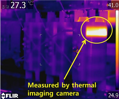 热像仪图像短路。