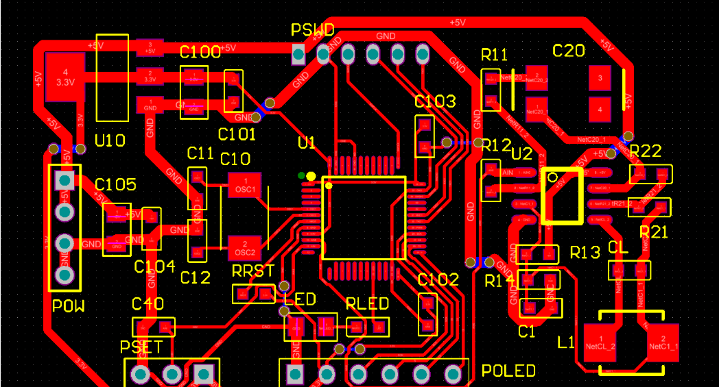 建议的图像放置:在此处放置一张图像,显示一个简单的单层 PCB,其中包含用于物联网传感器的标记组件。ALT 文本:“带有标记组件的物联网传感器的单层 PCB 设计。 建议的图像放置:在此处放置一张图像,显示一个简单的单层 PCB,其中包含用于物联网传感器的标记组件。ALT 文本:“带有标记组件的物联网传感器的单层 PCB 设计。