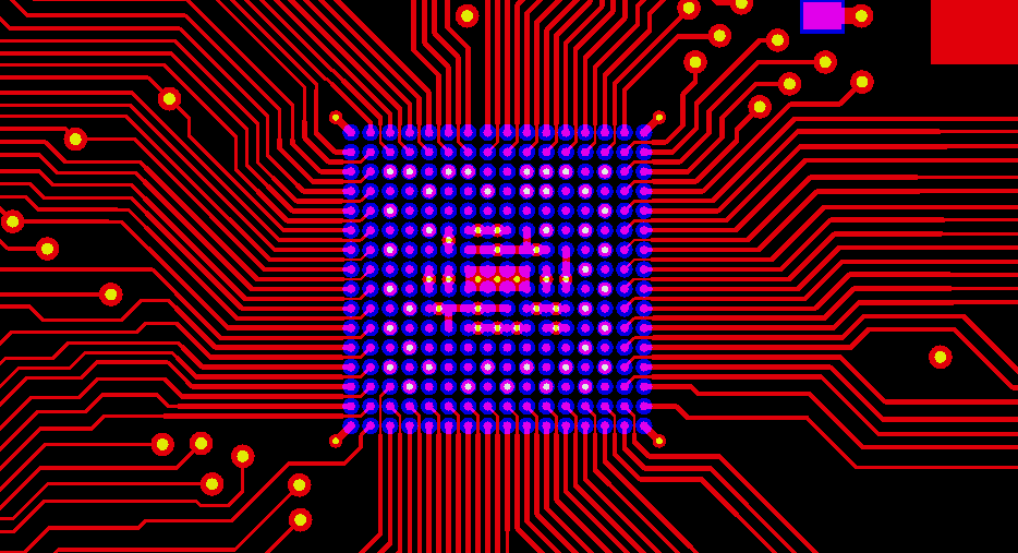 焊盘内通孔 焊盘内通孔
