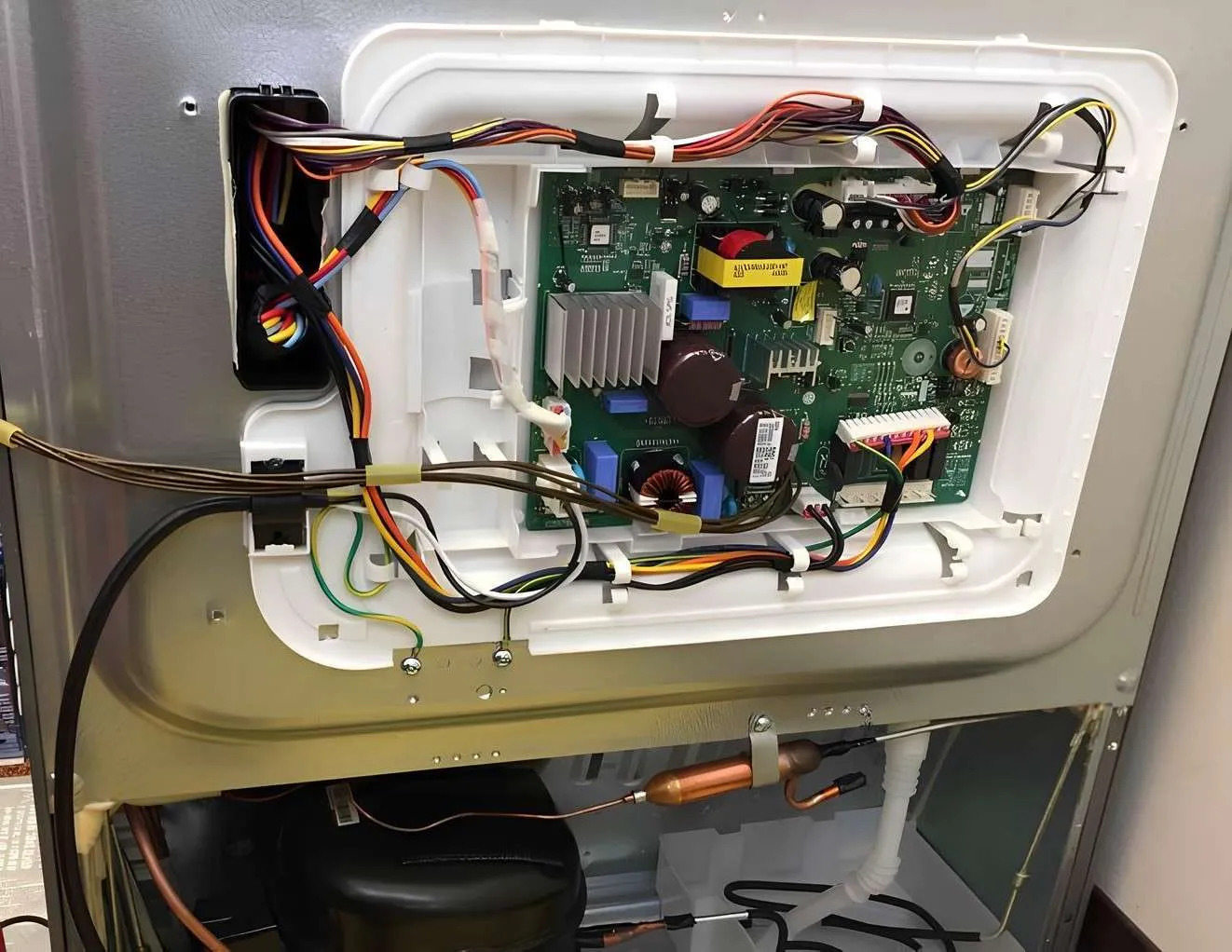 智能冰箱,集成 PCB 进行温度控制 智能冰箱,集成 PCB 进行温度控制