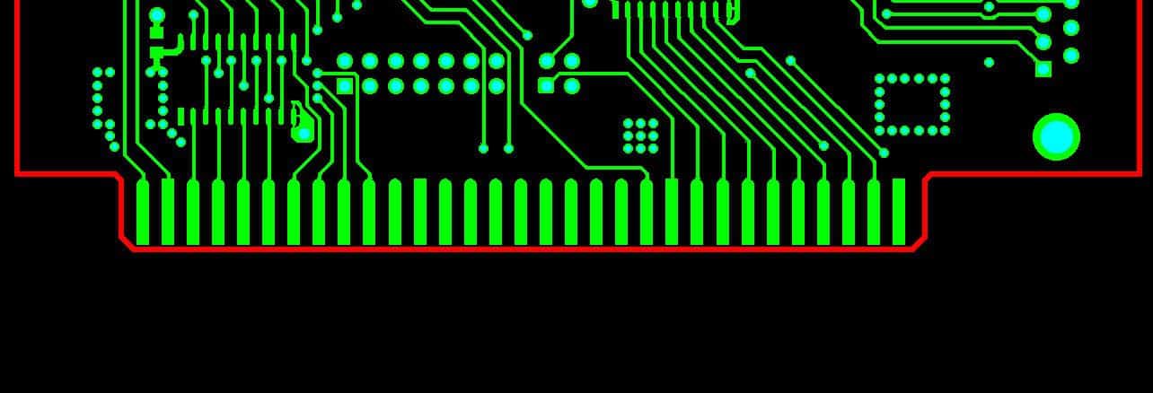 边缘连接器在 CAM 系统中查看