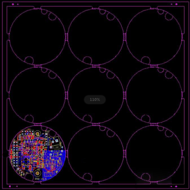 在单个面板上使用多个电路板的 PCB 面板化示例，以实现高效制造