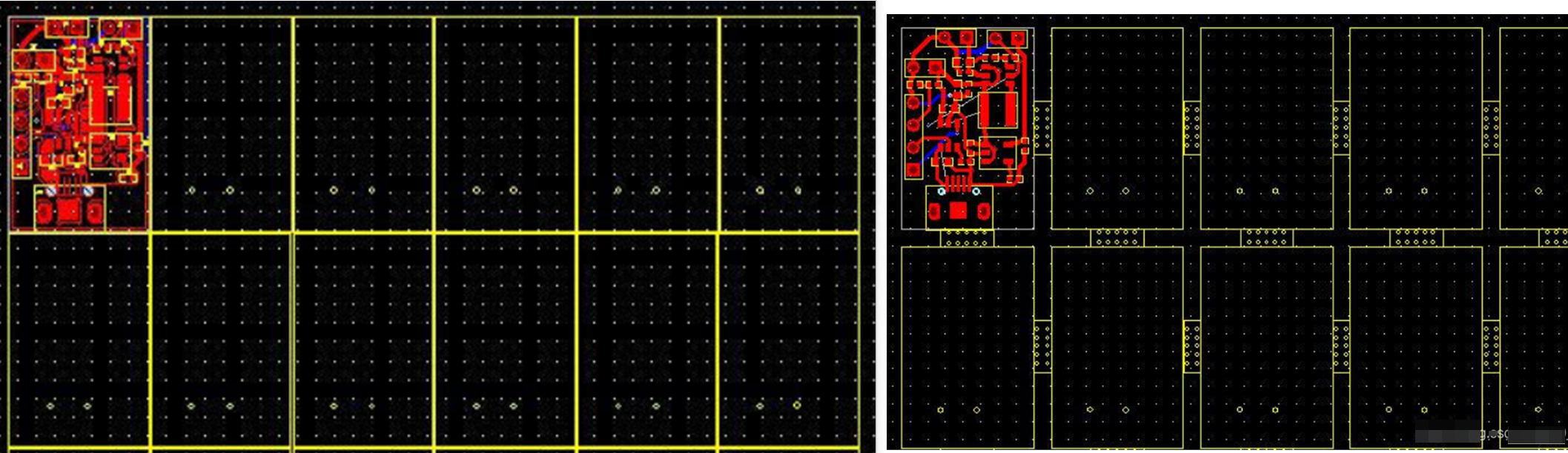 PCB 面板化方法的比较，包括 V 型切割、标签布线和鼠标咬合以提高组装效率