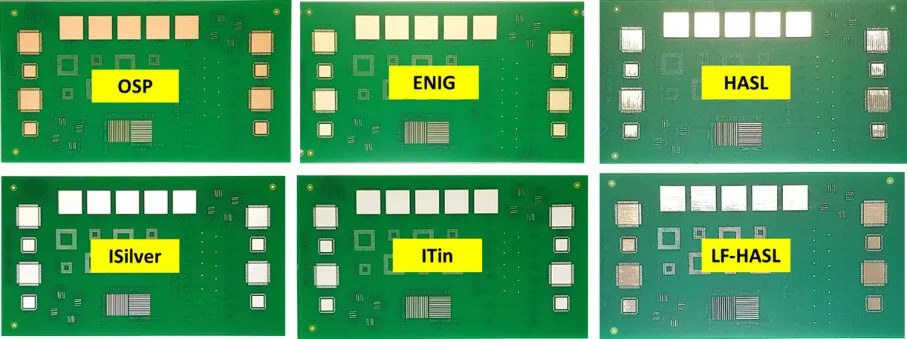 RF PCB 设计和信号完整性的 PCB 表面光洁度比较