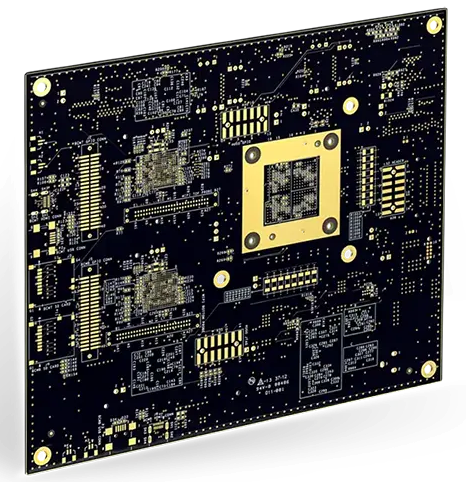 成品 HDI PCB 展示先进的层压材料 成品 HDI PCB 展示先进的层压材料